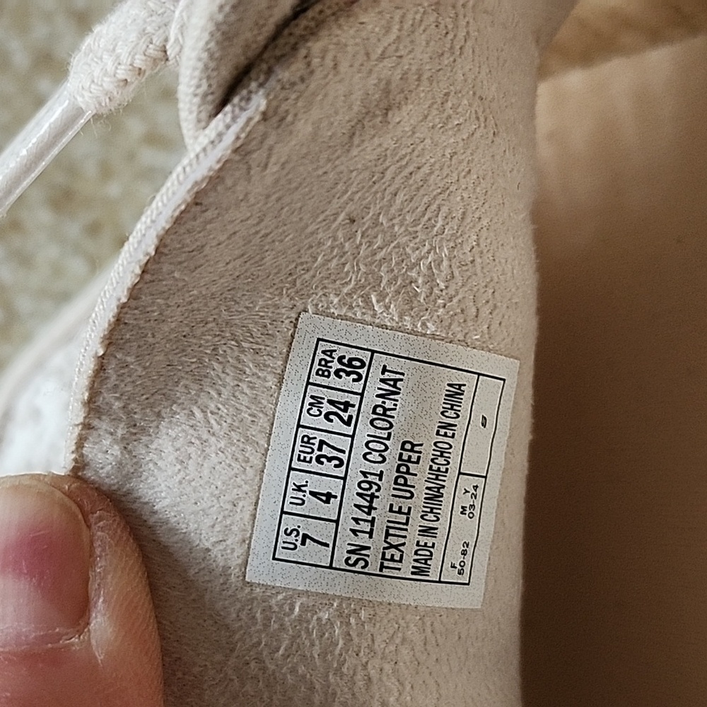 Women's Skechers Bob's B Cute Slip-on Woven Wishes Size 7 - Picture 10 of 10